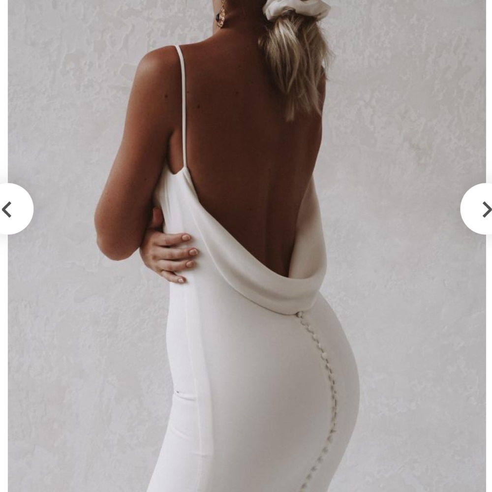 Made With Love Bridal, the Archie dress, length never altered.